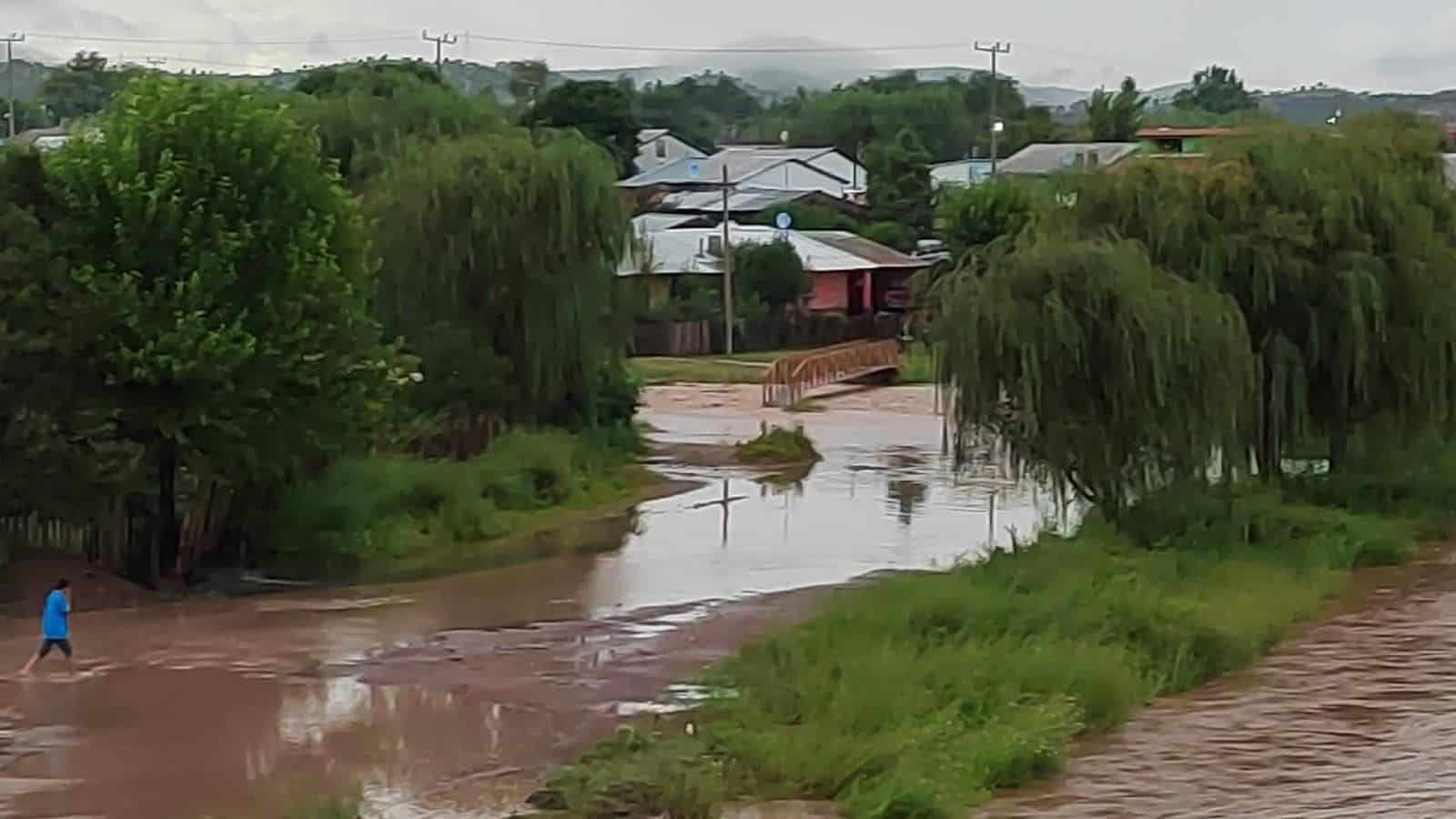 Inundaciones y zonas incomunicadas dejaron lluvias en Yécora