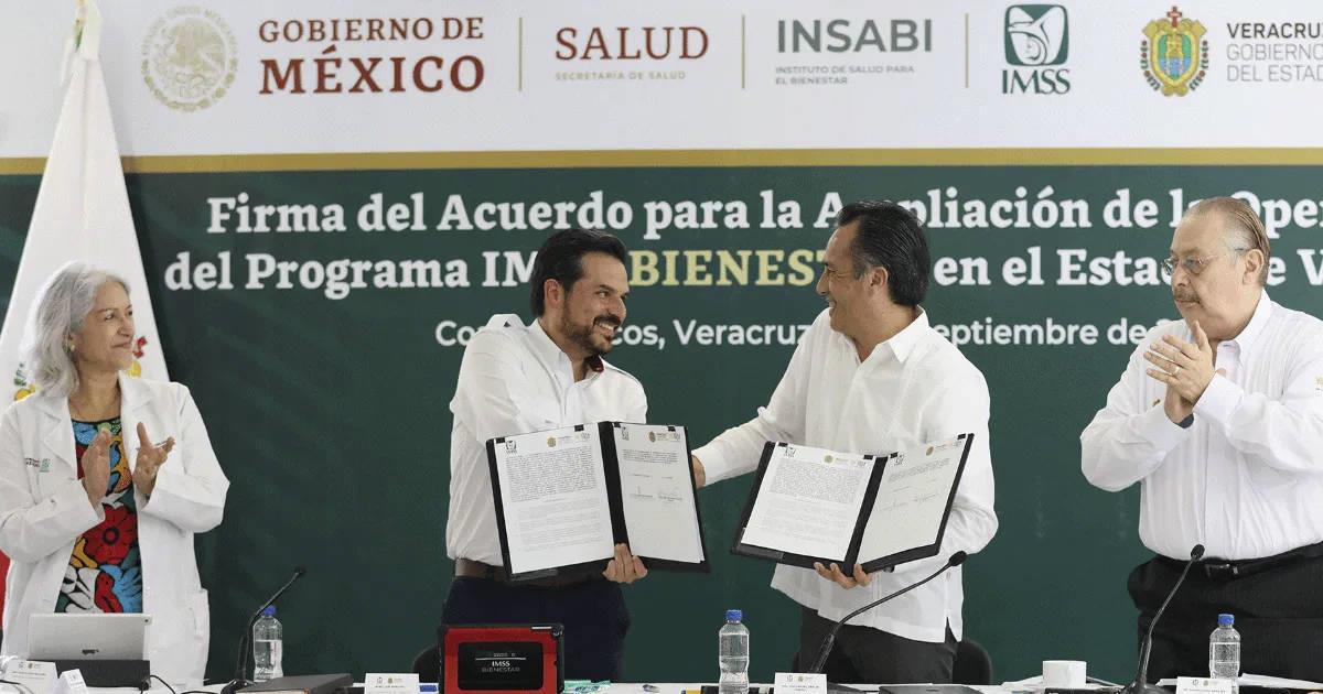 IMSS y Veracruz firman ampliación del programa IMSS-Bienestar