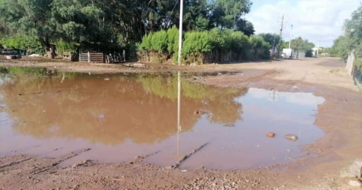 Vecinos de El Tábare piden ayuda por agua estancada