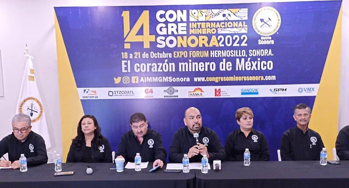 Dan pormenores del 14vo Congreso Internacional Minero Sonora 2022