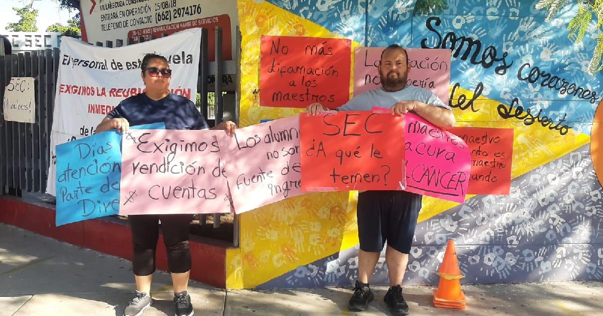 Padres de la secundaria Cajeme ya no toleran a la directora del plantel