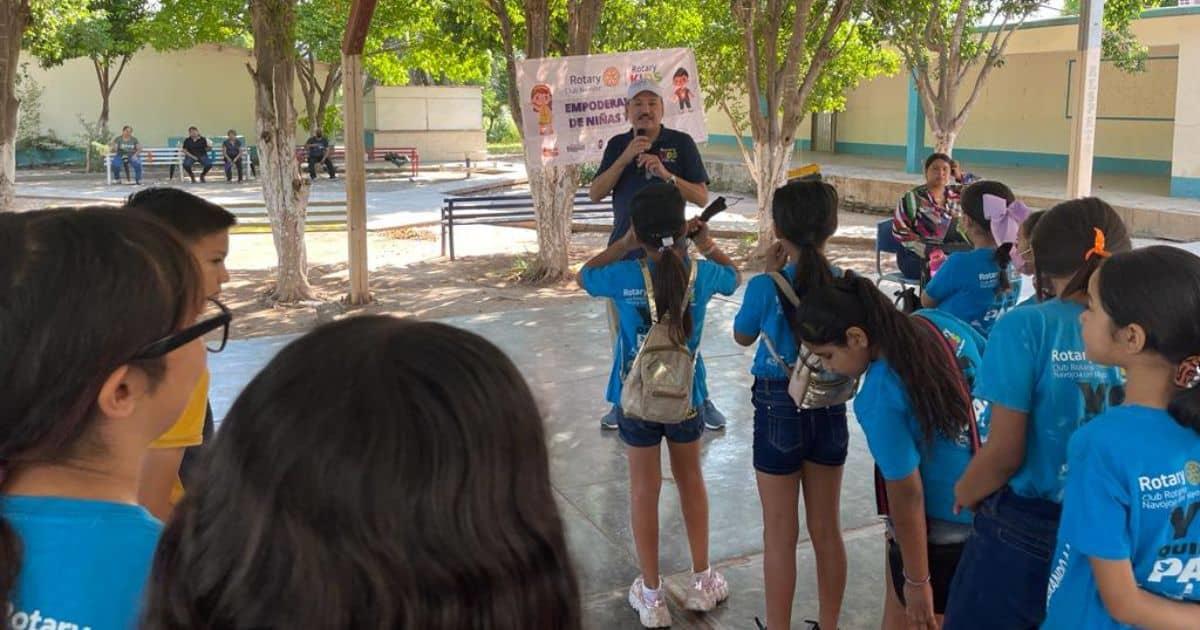 Arranca programa Rotary Kids en Comisaría Rosales de Navojoa