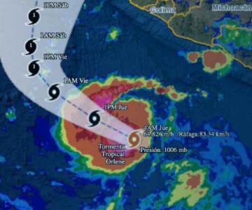 ¿Llegará la tormenta Orlene a Sonora?
