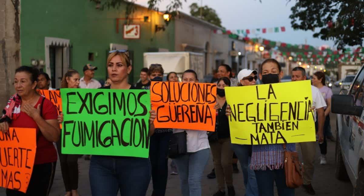 Protestan en Álamos por alza de casos de dengue