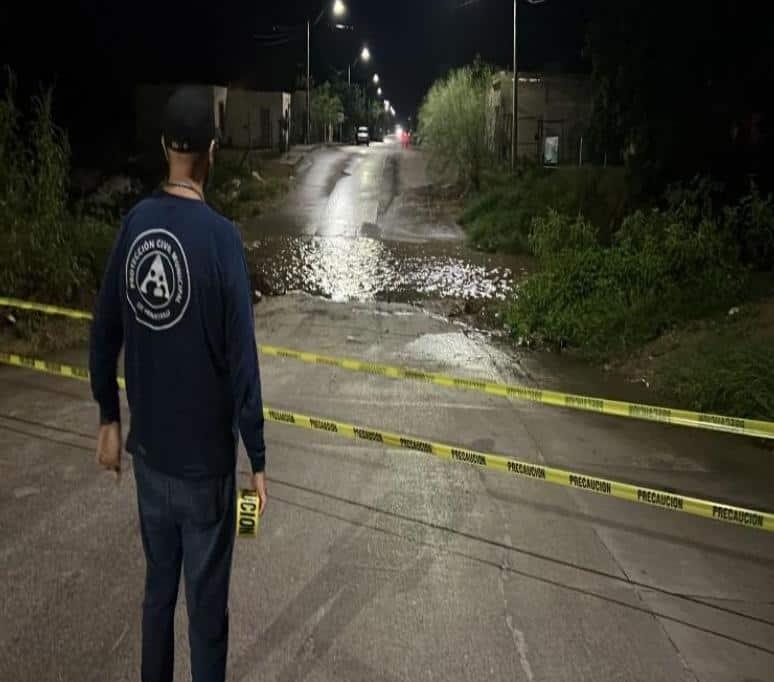 Los estragos que dejó la lluvia de este viernes en Hermosillo