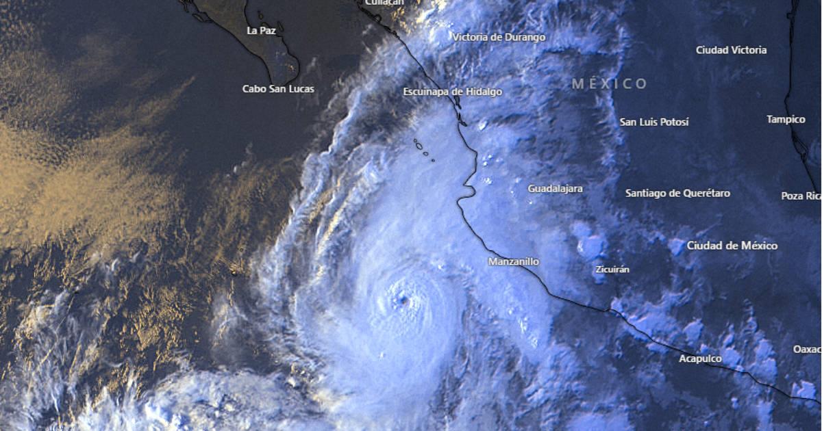 Huracán Orlene pasó a categoría 2; próximo a ser categoría 3