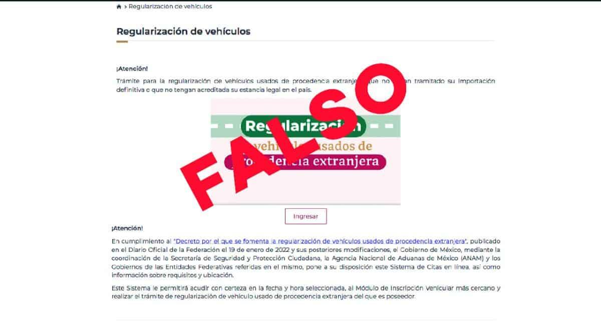 ¡Ojo! Advierten sobre pagina fake para agendar citas para regularización