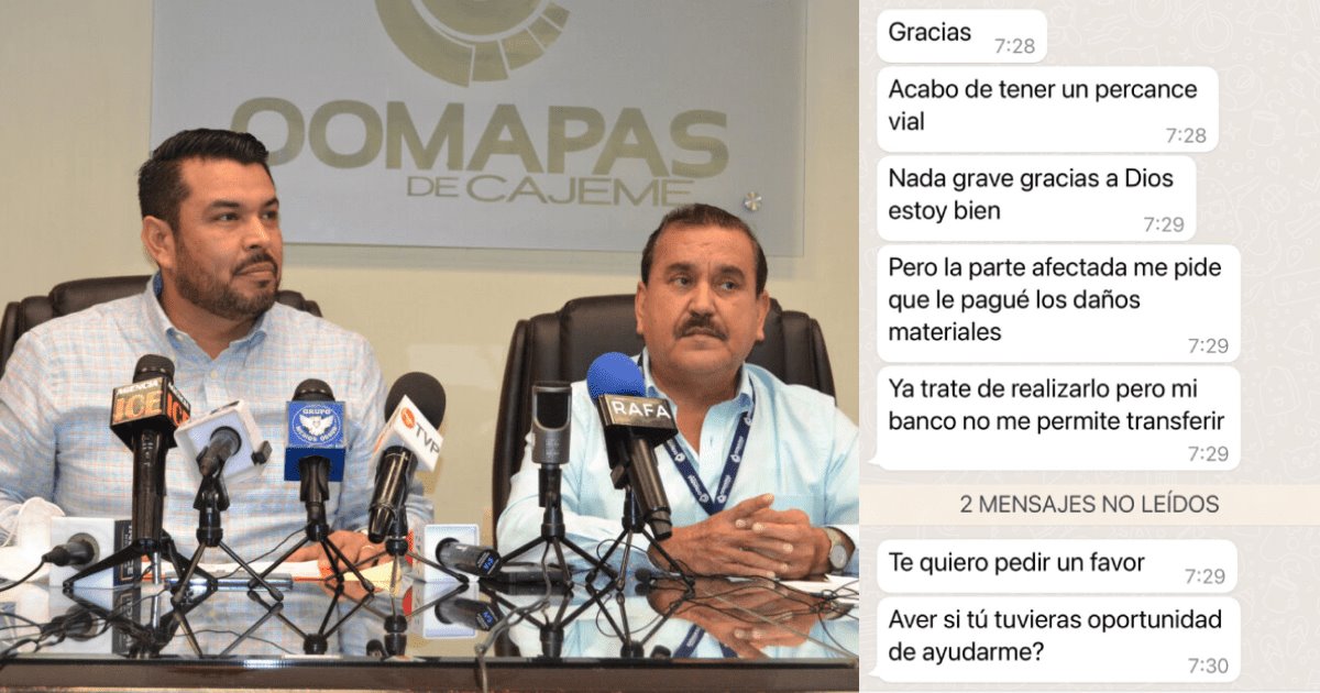Hackean WhatsApp de dos funcionarios de Oomapas Cajeme