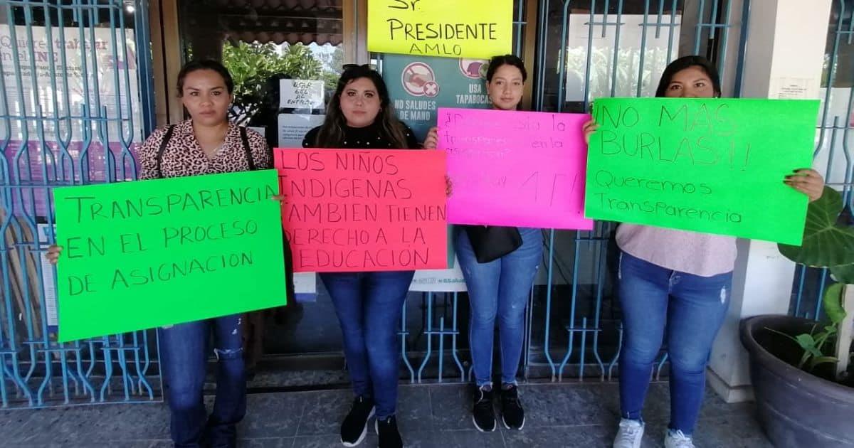 Docentes indígenas exigen transparencia en asignación de interinatos