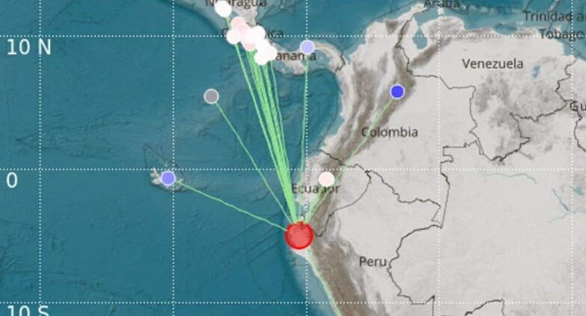 Sacude terremoto en la frontera a Ecuador y Perú