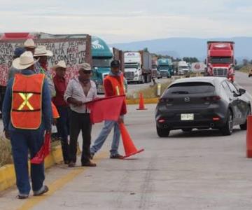 Alfonso Durazo asegura no habrá más bloqueos en la carretera México 15