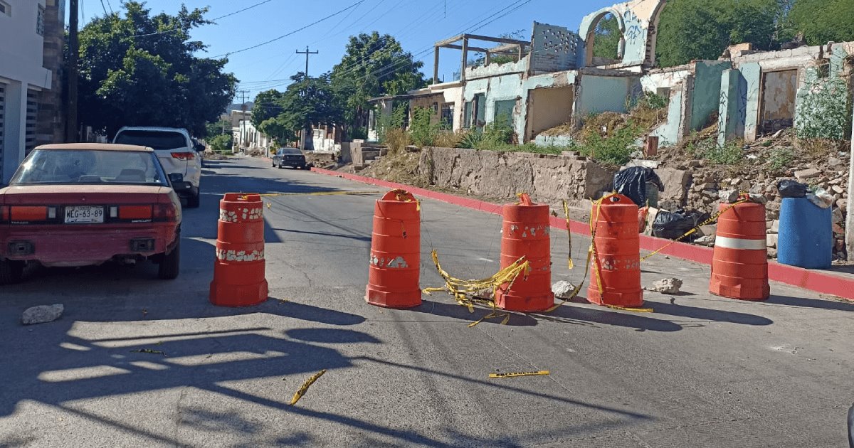 Preparan calle 25 para inicio de la modernización del Puerto de Guaymas