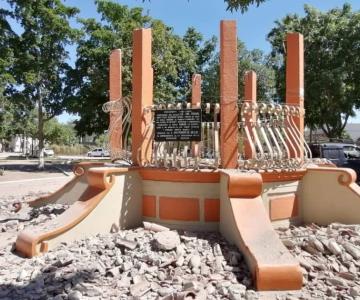 Tiran kiosko de la Plaza Juárez sin permiso: Protección Civil Navojoa