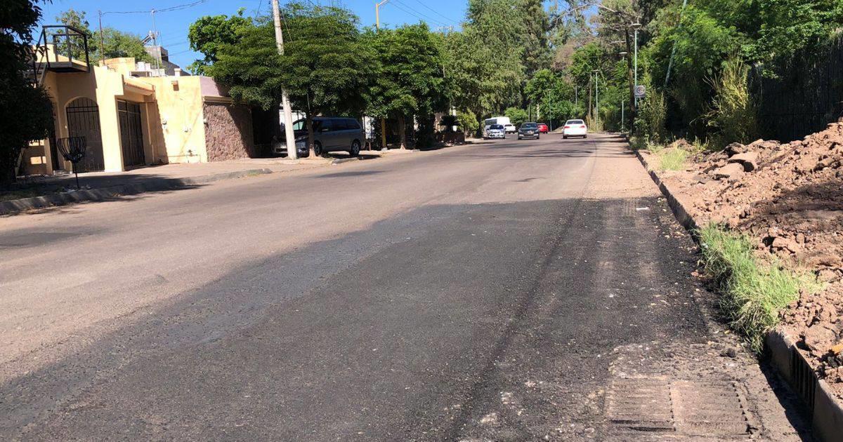 Continúan trabajos de rehabilitación en calle Ostimuri