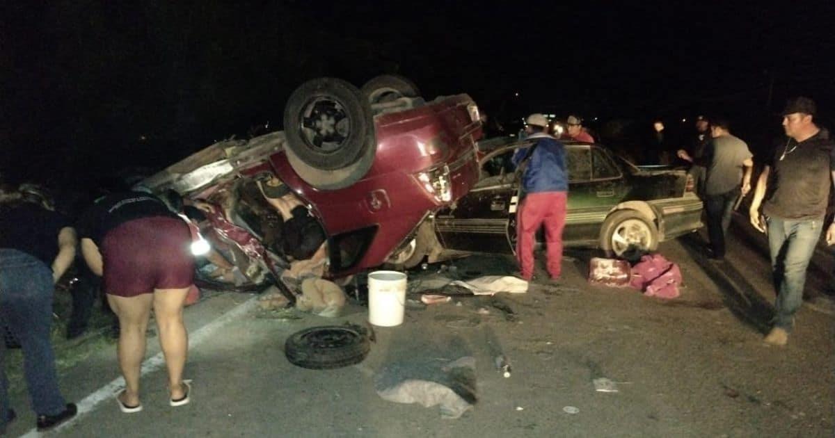 Aparatoso choque en carretera Navojoa-Bacobampo deja dos hombres sin vida