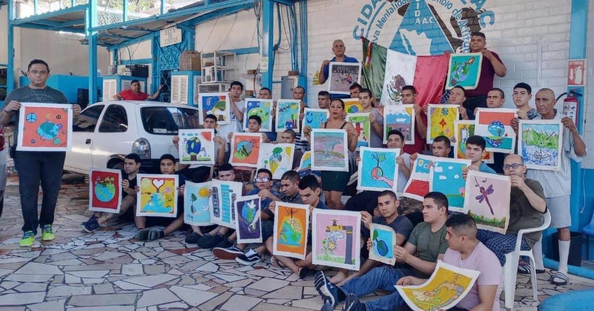 Internos del CIDA Guaymas combaten su adicción a través de la pintura