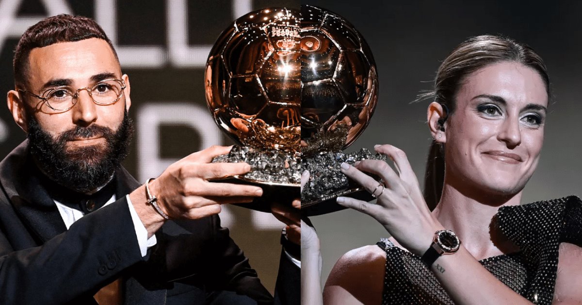 Benzema y Putellas se quedan con el Balón de Oro 2022