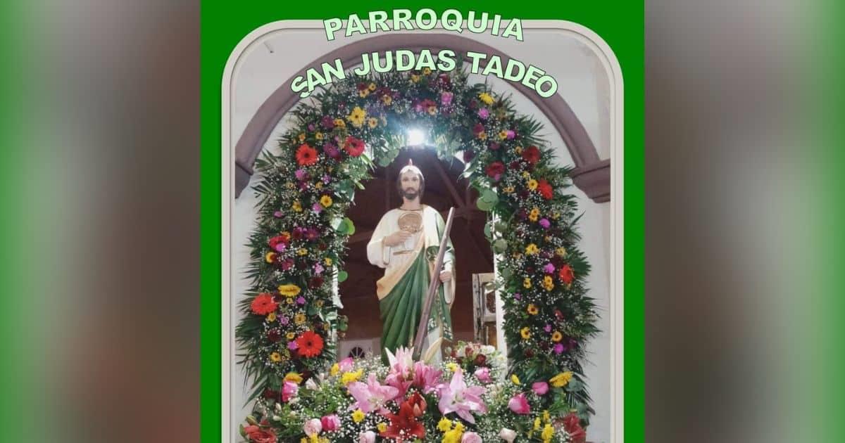 Iniciarán ceremonias para celebrar a San Judas Tadeo en Guaymas