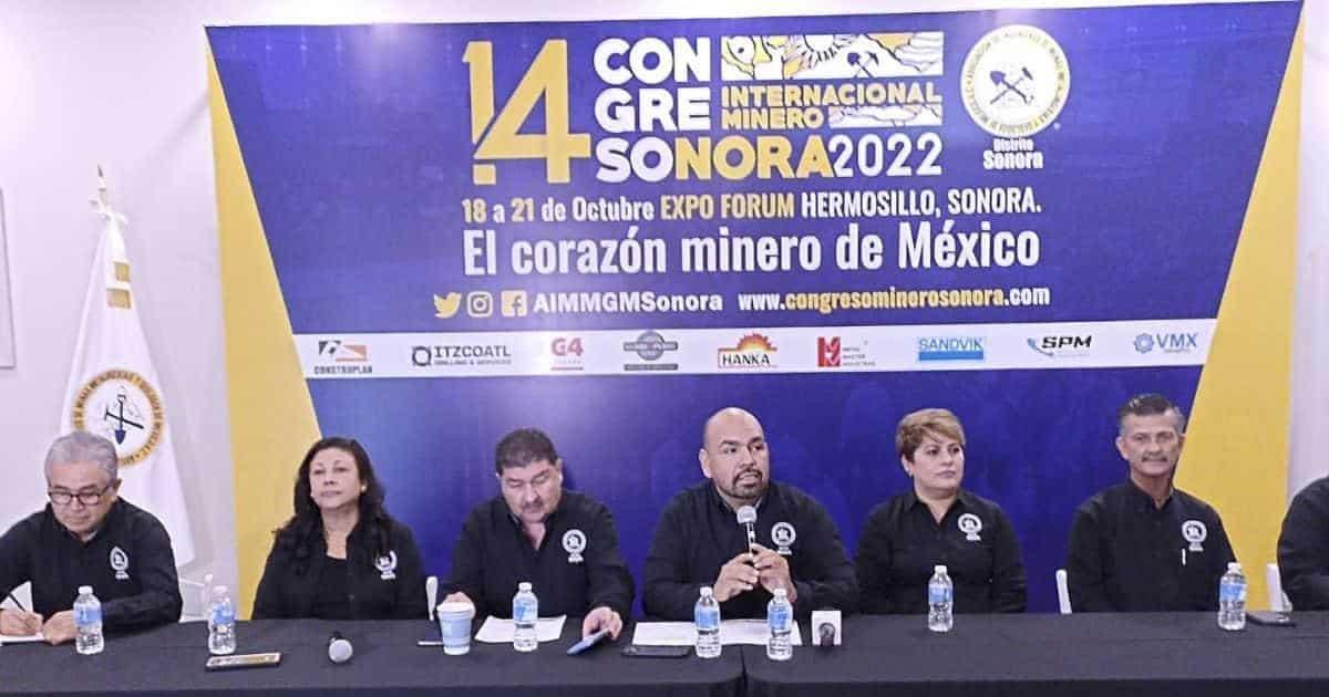 Representantes de empresas mostraron stands en Congreso Minero Sonora 2022