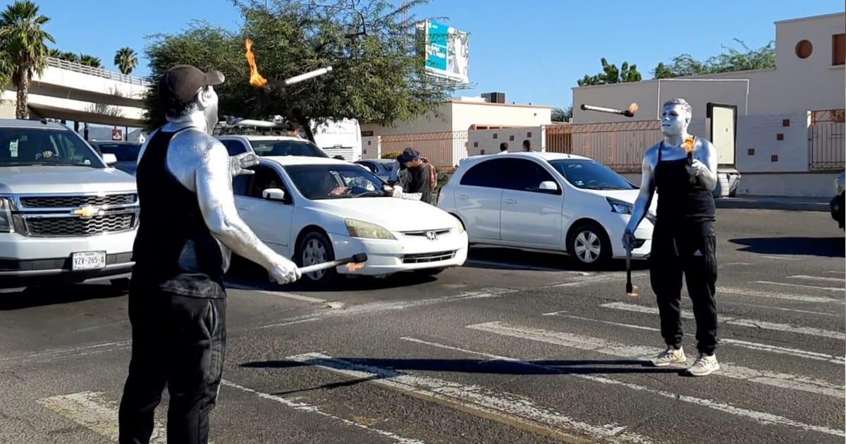 Malabaristas de Plata llegan a probar su suerte desde Toluca