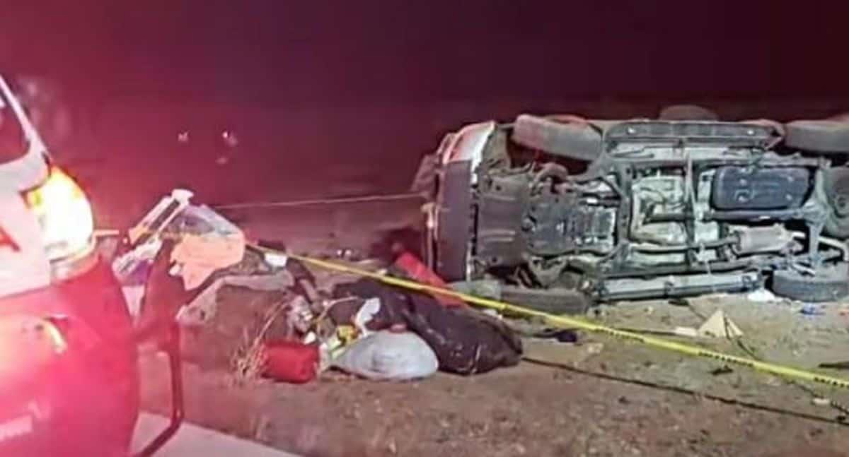 Accidente en carretera Ciudad Obregón-Empalme deja tres muertos