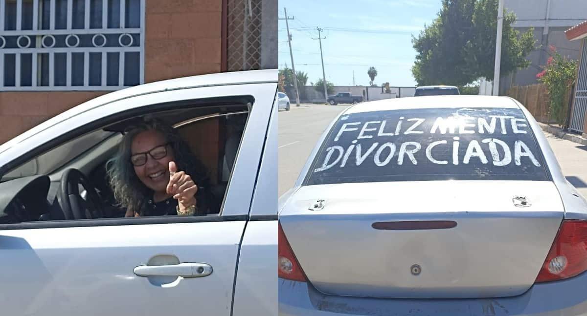 Lilia rompe las redes con su mensaje “felizmente divorciada” en su auto