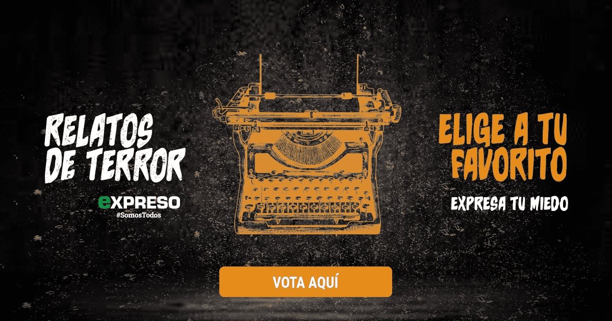 Ganadores de la convocatoria Relatos de Terror Expreso