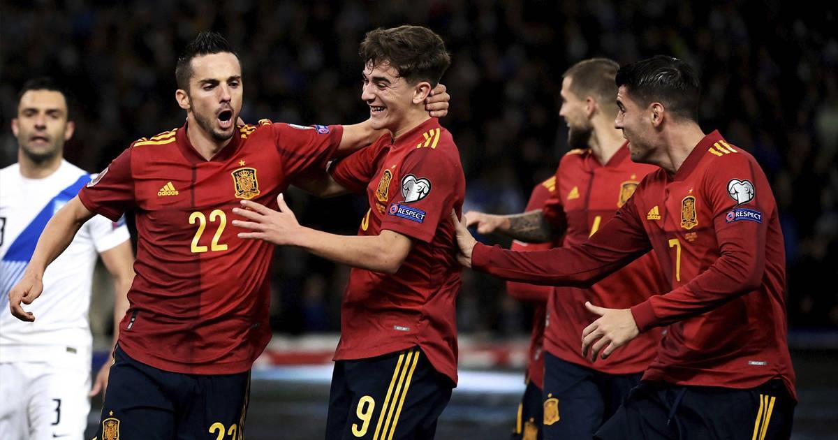 Selección de España en la recta final para Qatar 2022