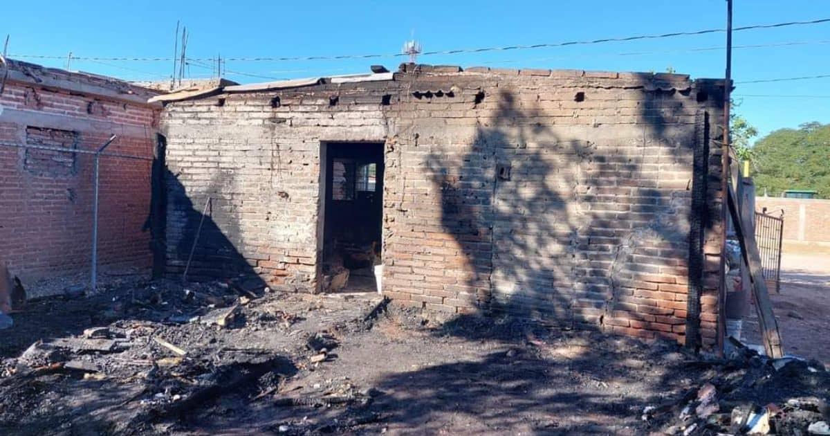 Mujer de la tercera edad pierde su hogar en incendio