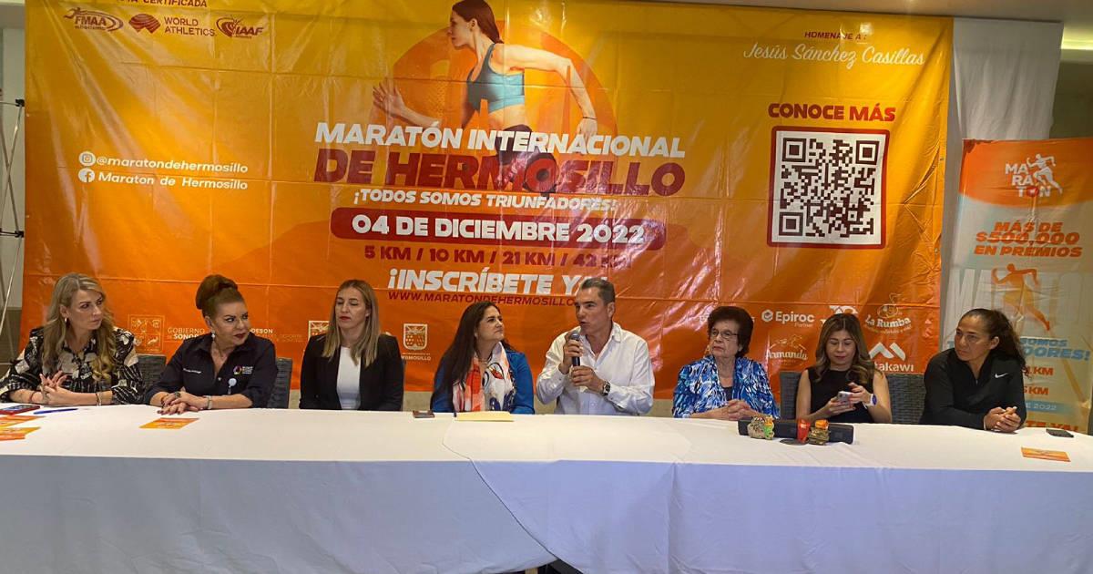 Maratón Internacional de Hermosillo 2022 será con causa