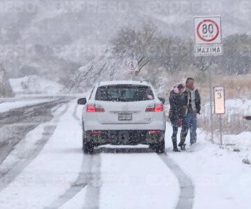 Esperan caída de nieve en la sierra de Sonora y de otros dos estados