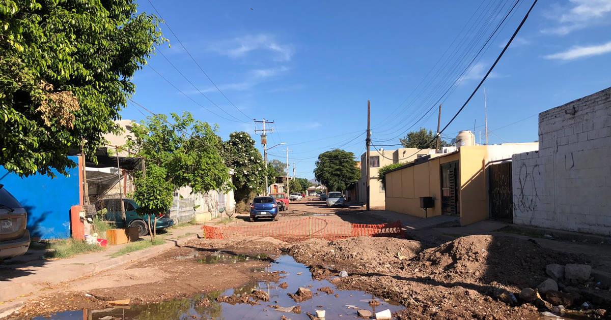 Cajeme: Vecinos de calle Belem piden terminar obras