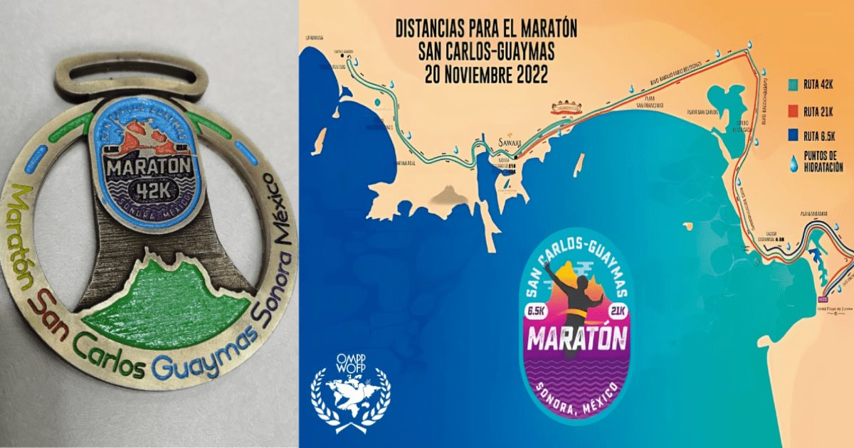 Maratón de San Carlos Guaymas tendrá corredores de todo el mundo