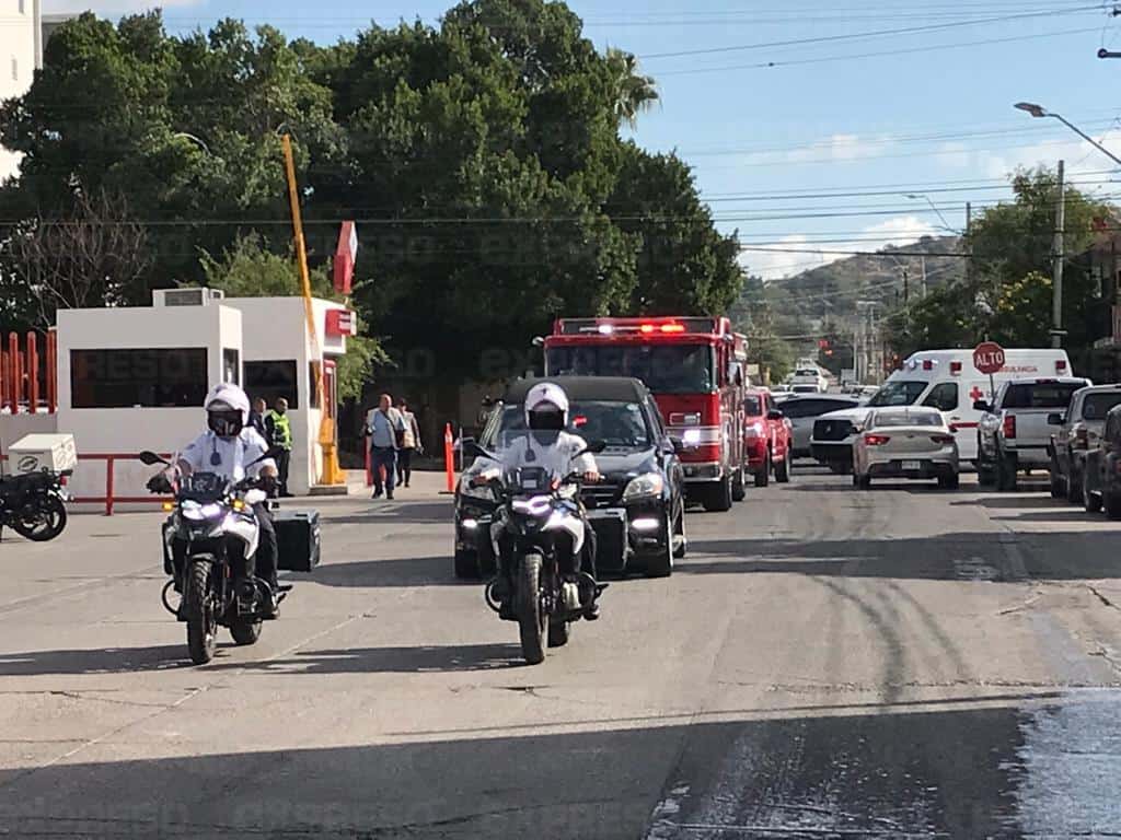 Con la sirena de Bomberos, despiden al apagafuego Raúl Sasturain López