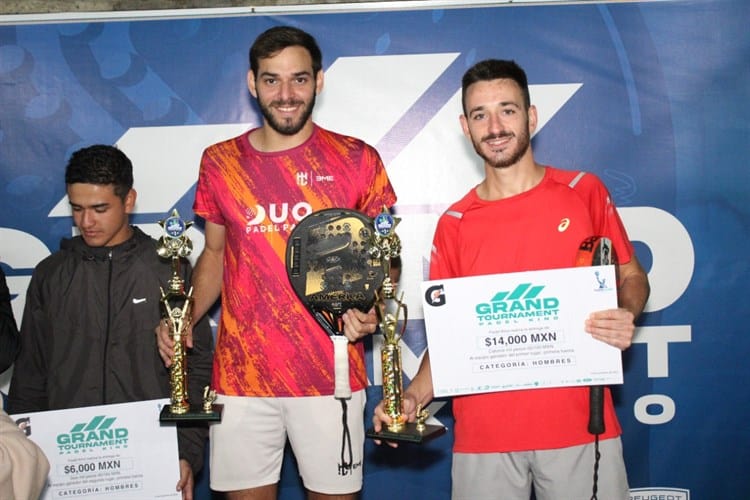 Se llenan de gloria en el Grand Tournament Padel Kino