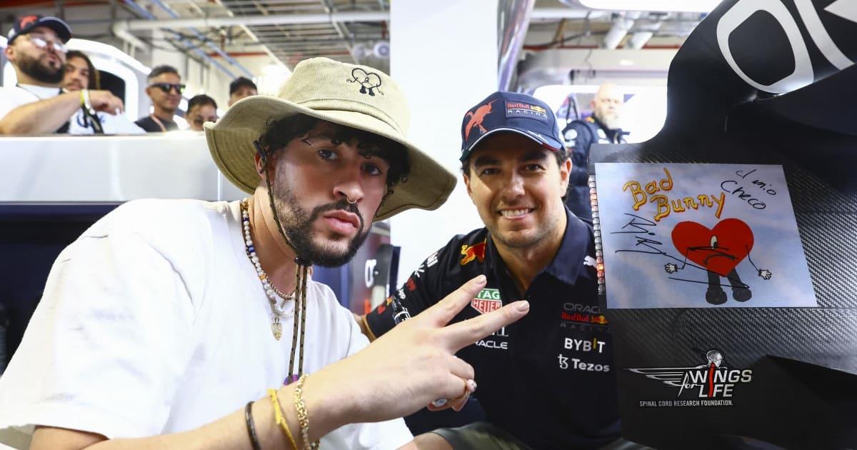 La petición de fanáticos mexicanos de Checo a Bad Bunny