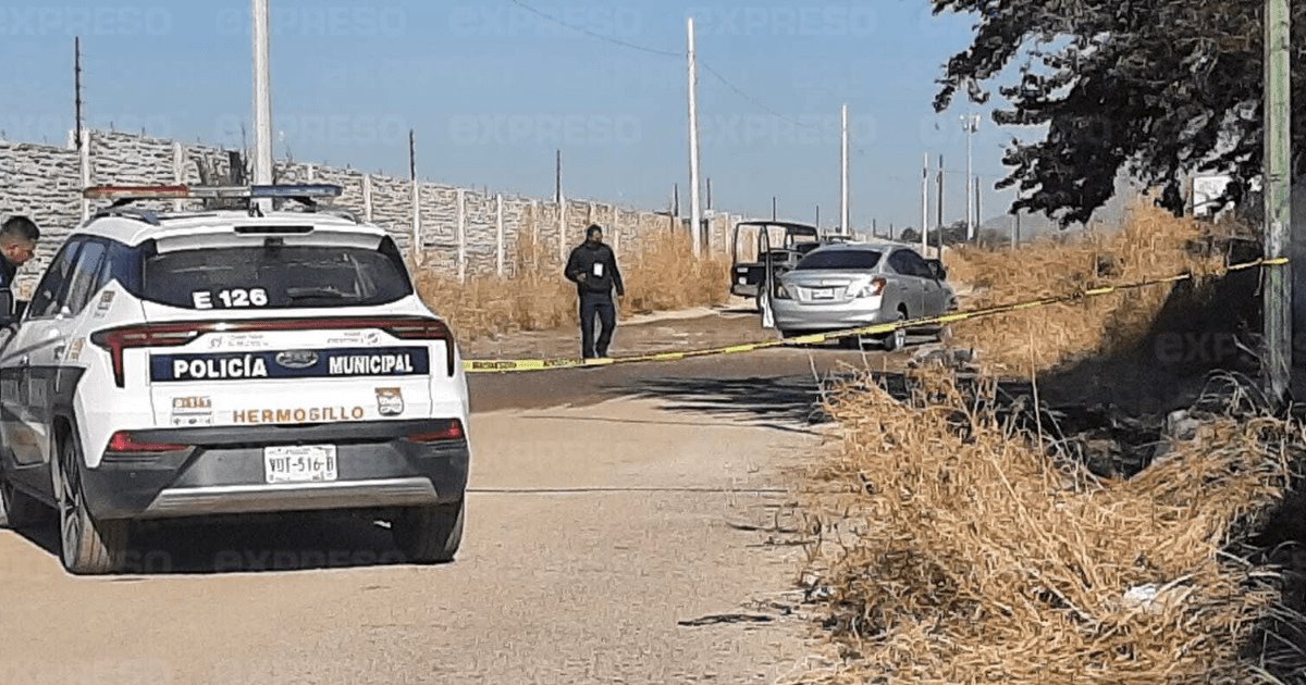 Encuentran a hombre sin vida dentro de un vehículo al norte de Hermosillo