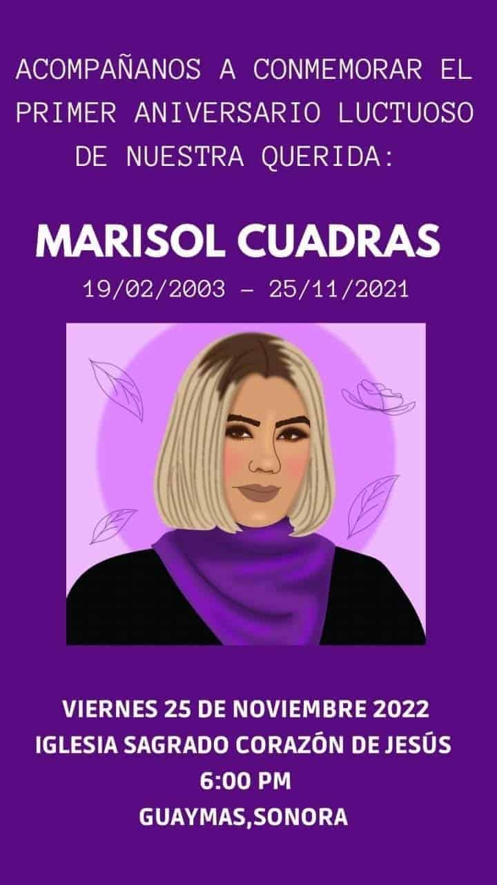 Invitan a misa por el primer aniversario luctuoso de Marisol Cuadras
