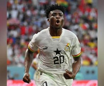 Ghana consigue su primer victoria en partidazo contra Corea