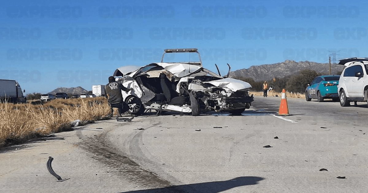 Se registra aparatoso accidente en la carretera Hermosillo-Guaymas