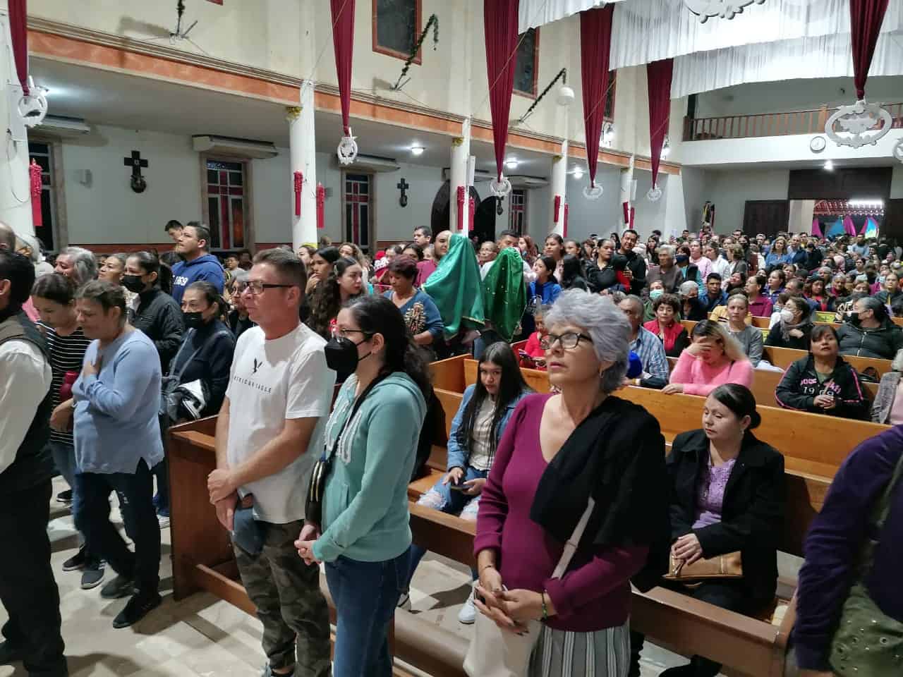 Inician navojoenses las peregrinaciones a la Virgen de Guadalupe