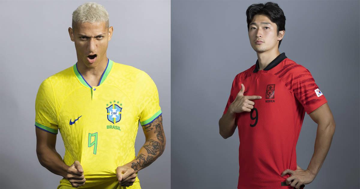 Brasil y Corea del Sur se enfrentarán por los cuartos de final
