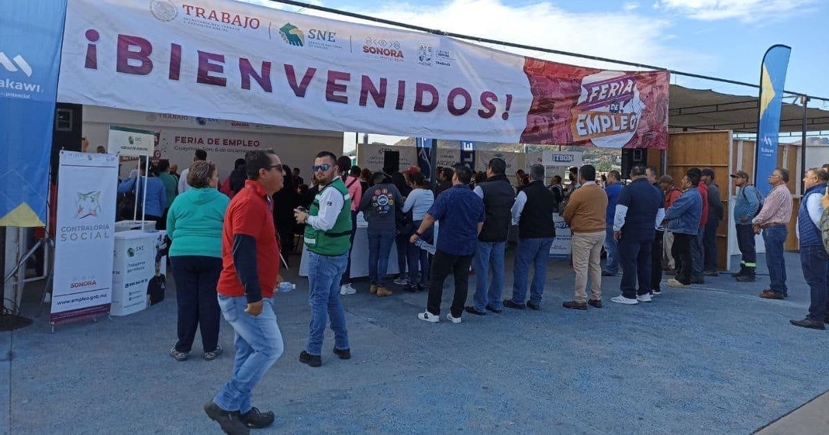 Feria del Empleo en Guaymas ofrece 500 vacantes