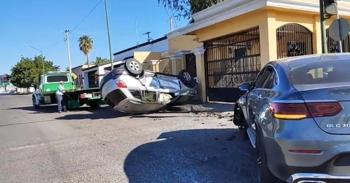 Choque entre camionetas deja una mujer lesionada