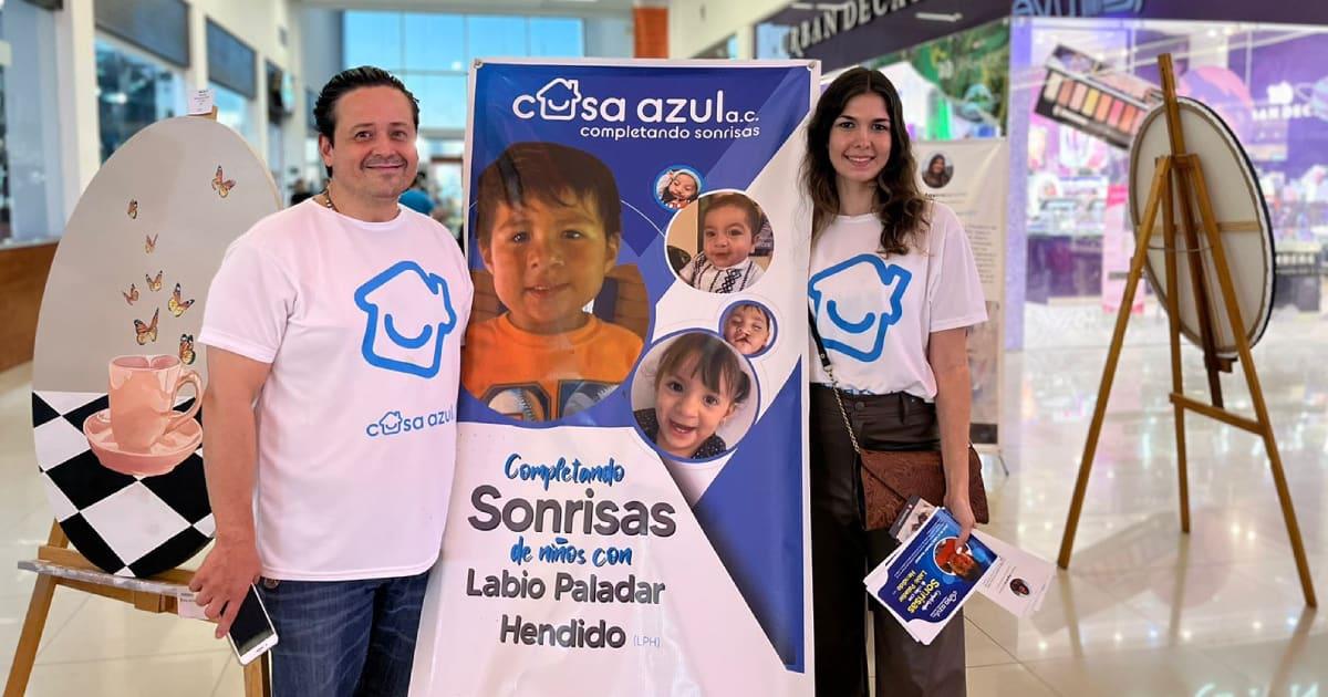 Fundación Casa Azul recauda fondos para niños con labio paladar hendido
