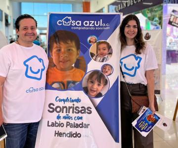 Fundación Casa Azul recauda fondos para niños con labio paladar hendido