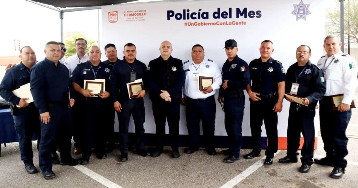 Estos fueron los Policías del Mes en septiembre y octubre