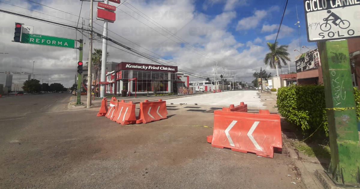 Reabrirán paso de calle de la Reforma