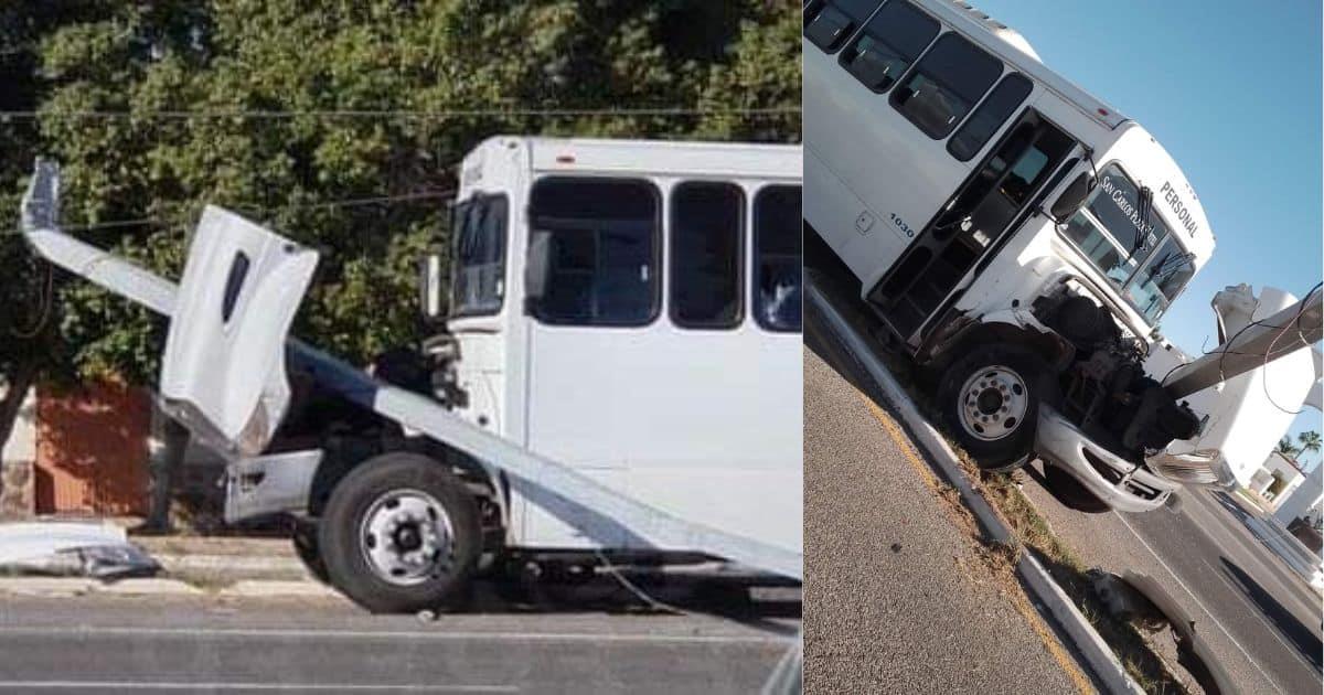 Camión se estrella contra poste en San Carlos; hay 6 lesionados