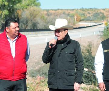 Alfonso Durazo inaugura tramo Curvas de Quijano